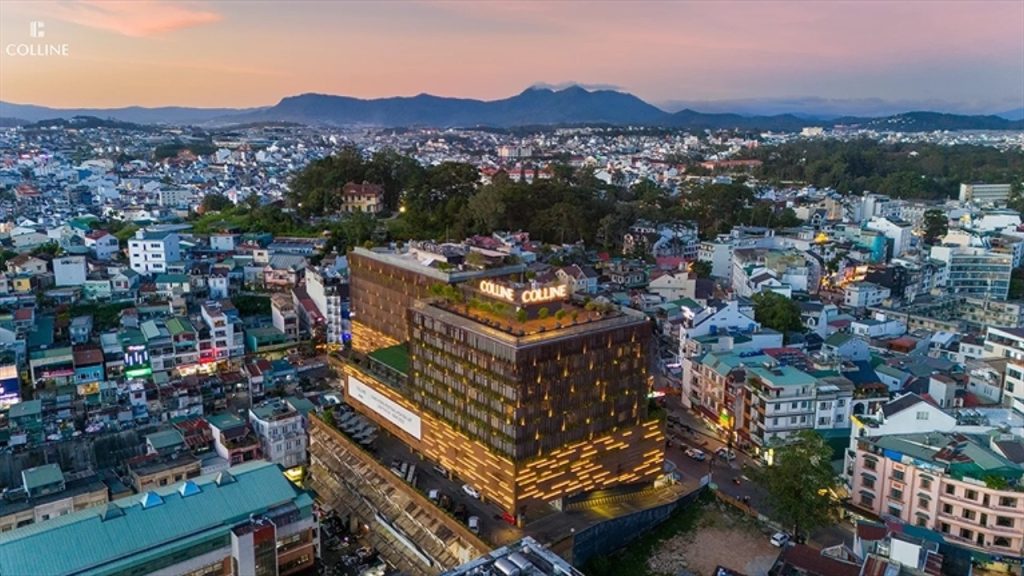Hotel Colline nhìn từ trên cao