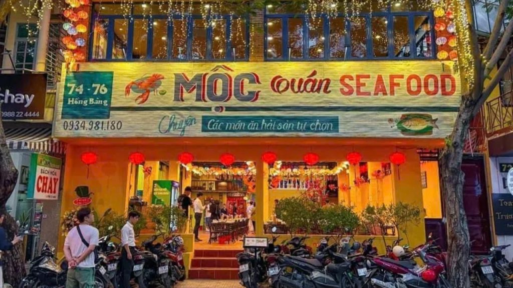 Thưởng thức hải sản tươi trong không gian thoải mái