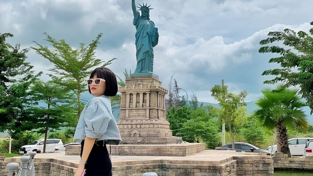 Check-in cùng biểu tượng nổi tiếng của thành phố New York