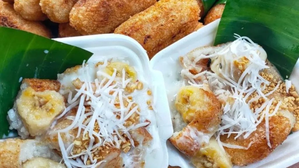 Chè chuối nướng nước cốt dừa thơm ngon đậm chất miền Trung