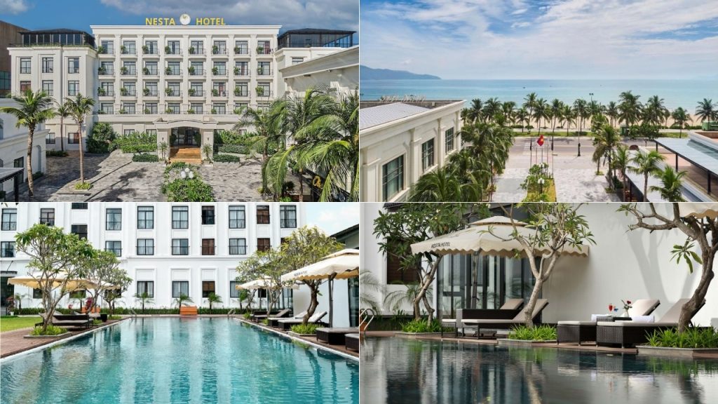 Không gian lưu trú tại Nesta Danang Hotel gần biển Mỹ Khê Đà Nẵng