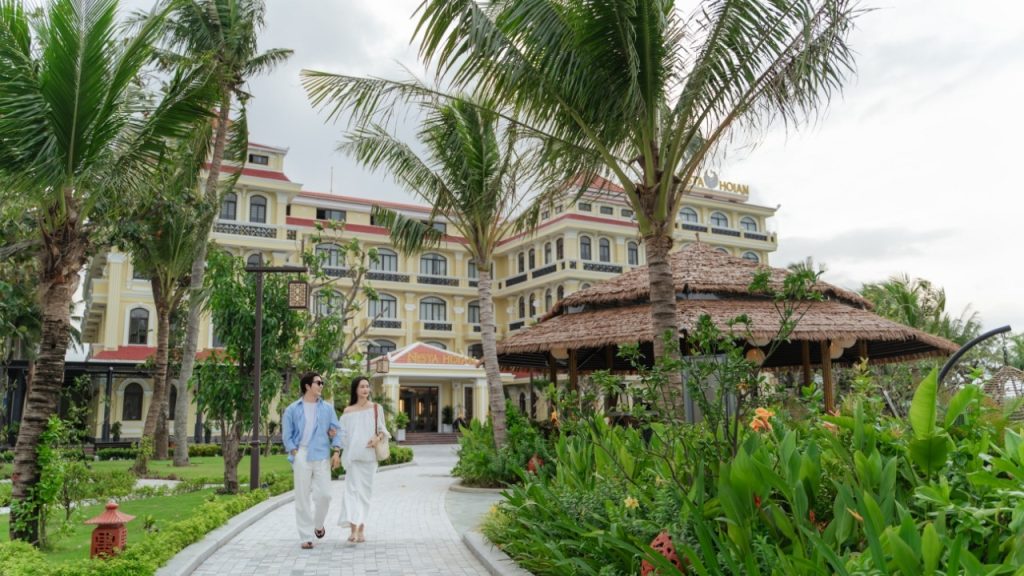 Không gian nghỉ dưỡng xanh mát tại Nesta Hoian Resort & Spa Hội An