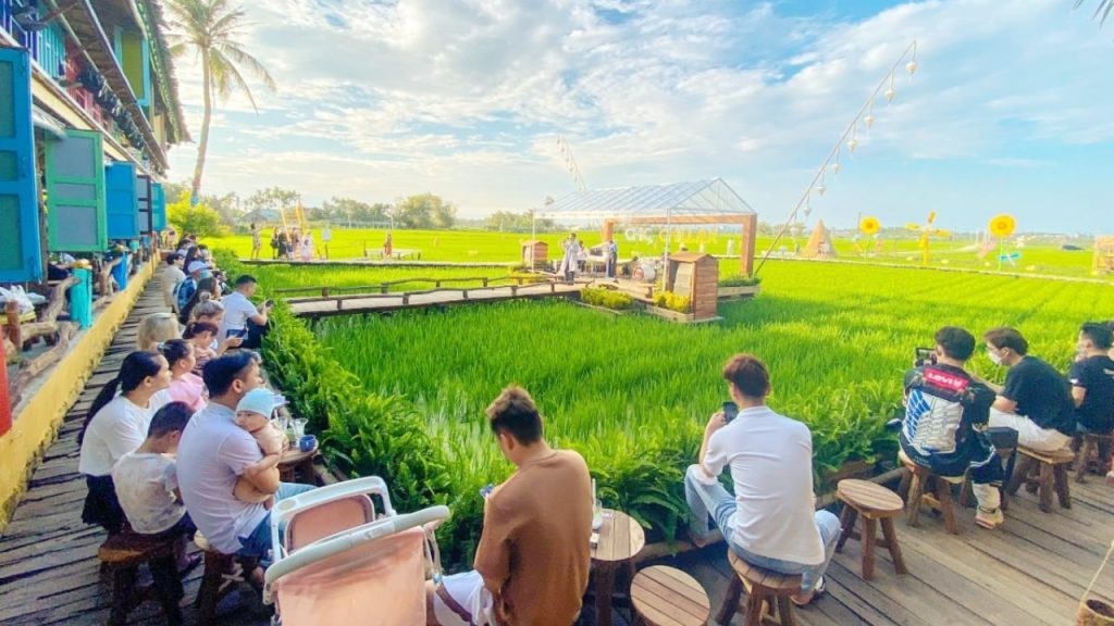 Một trong những quán cà phê cánh đồng Hội An được yêu thích nhất 