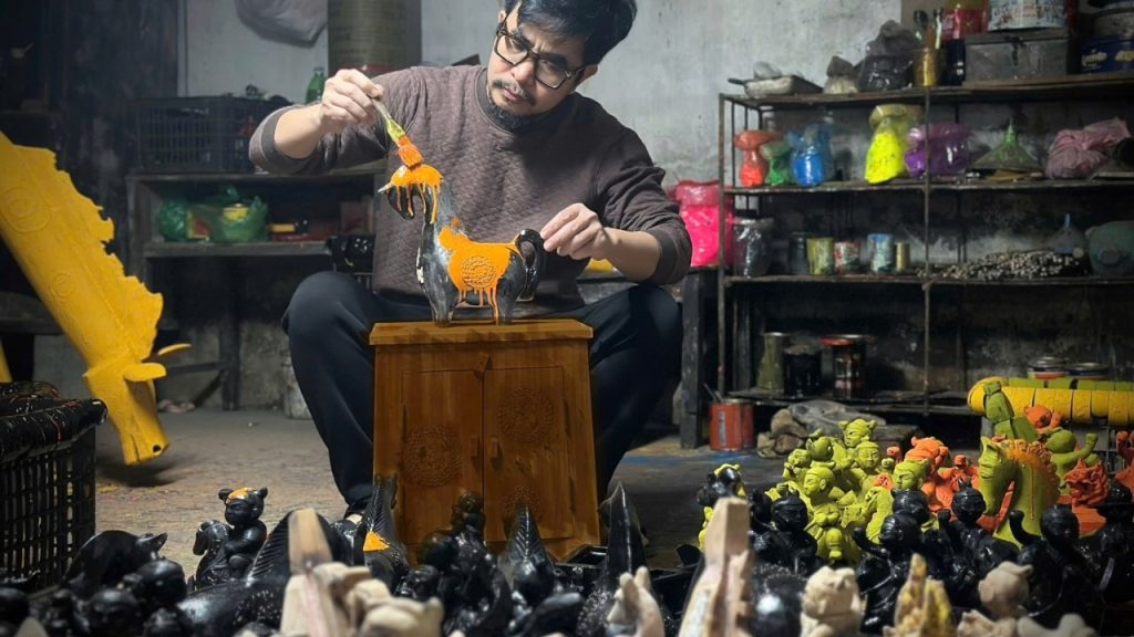 Tượng đồng thủ công mang đậm dấu ấn làng nghề Quảng Nam 