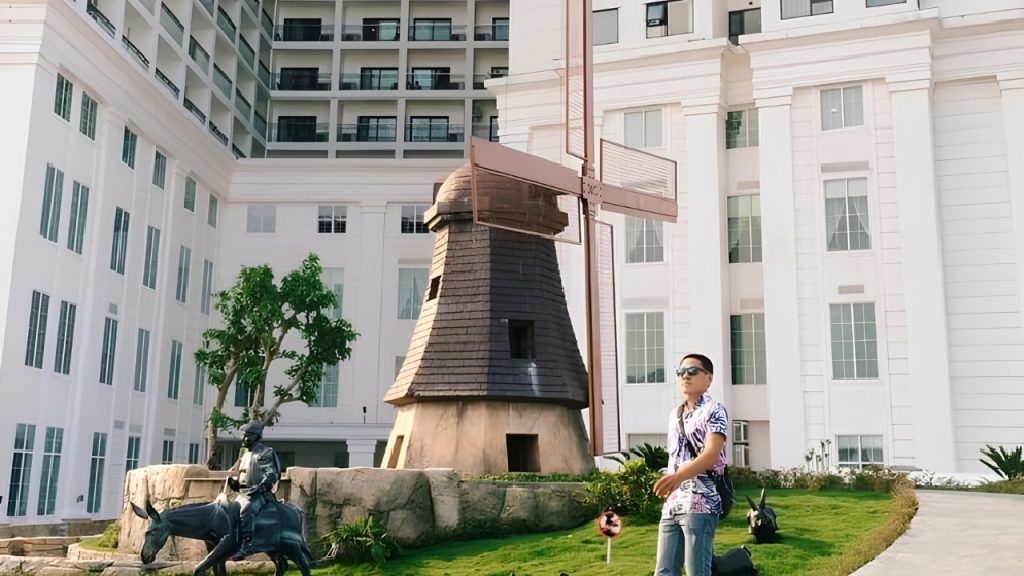 Không gian thơ mộng gợi nhớ những cánh đồng châu Âu