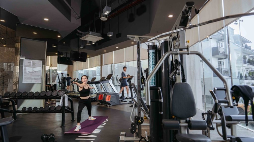 Thiết bị tập luyện hiện đại, tiện nghi đáp ứng được nhu cầu của nhiều du khách
