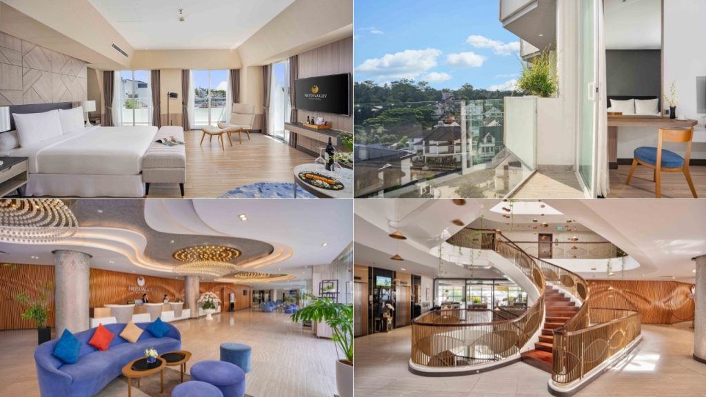 Không gian nghỉ dưỡng cùng các tiện ích nổi bật tại Nesta Valley Dalat Hotel