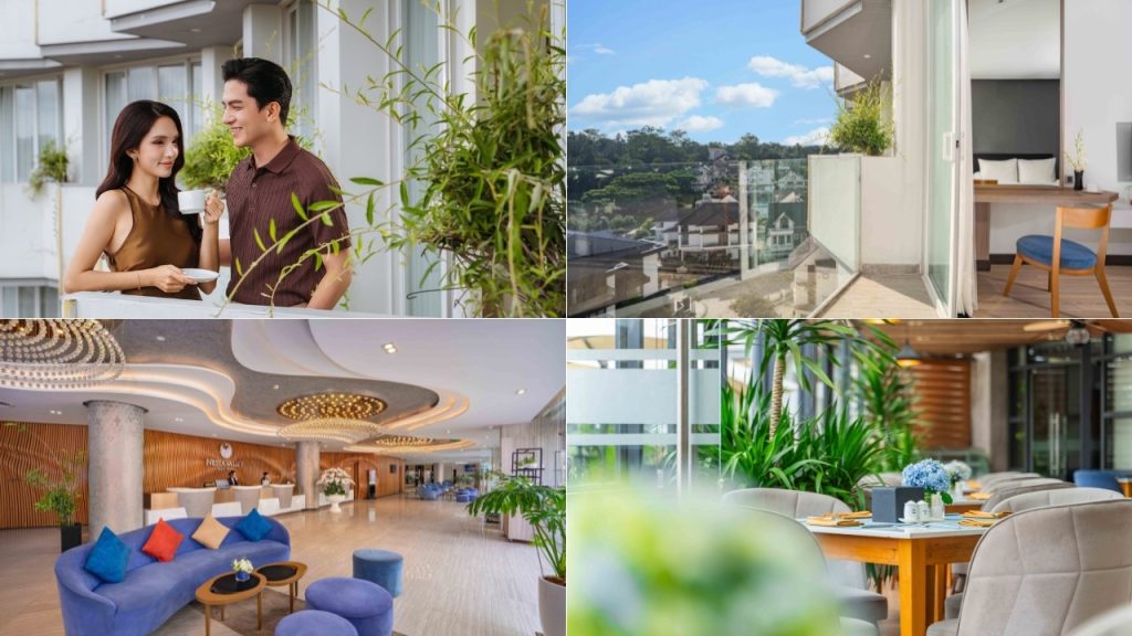 Kiến trúc hiện đại kết hợp không gian xanh tại Nesta Valley Dalat Hotel