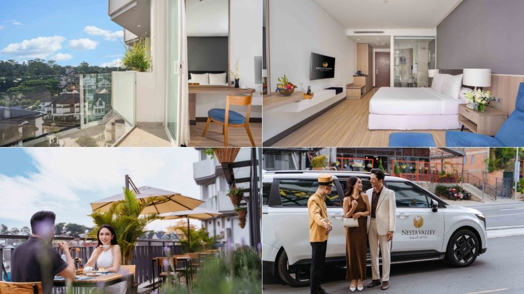 Không gian nghỉ dưỡng với đầy đủ tiện ích tại Nesta Valley Dalat Hotel