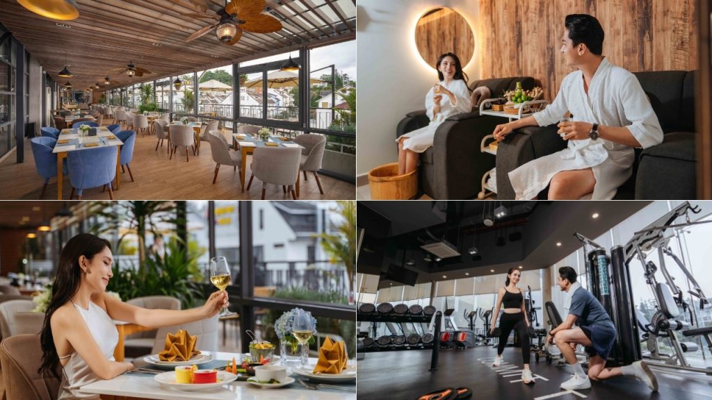 Nhà hàng The Nesta, spa và nhiều tiện ích tại Nesta Valley Dalat Hotel