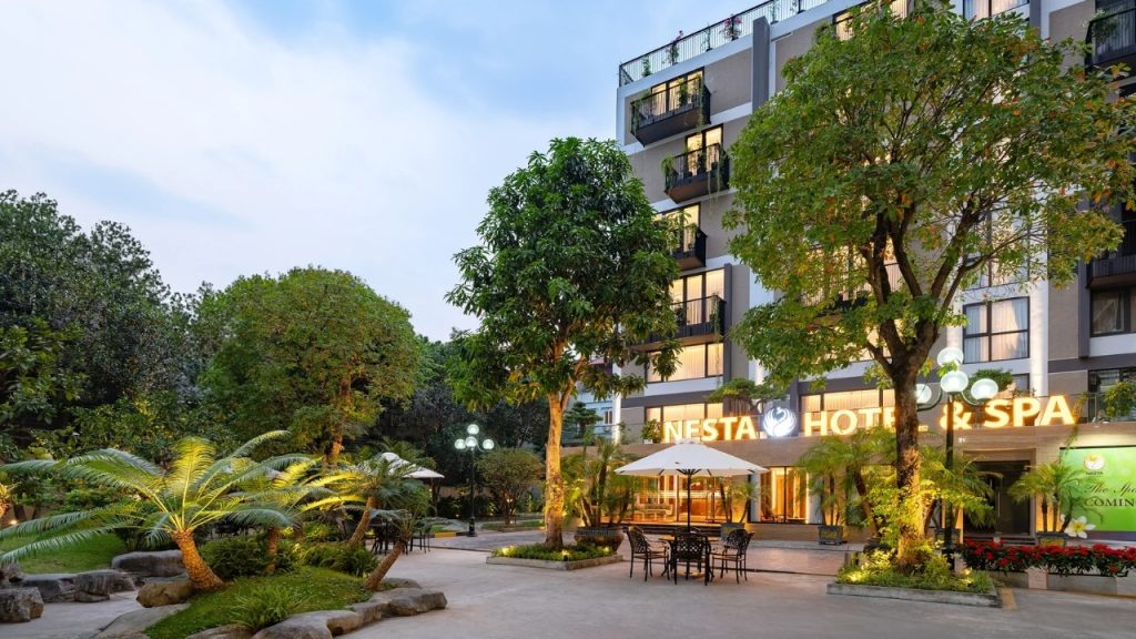 Nesta Hotel & Spa Hà Nội với không gian nghỉ dưỡng yên tĩnh, xanh mát