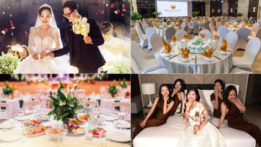Không gian tiệc cưới sang trọng và ấm cúng tại Nesta Valley Dalat Hotel