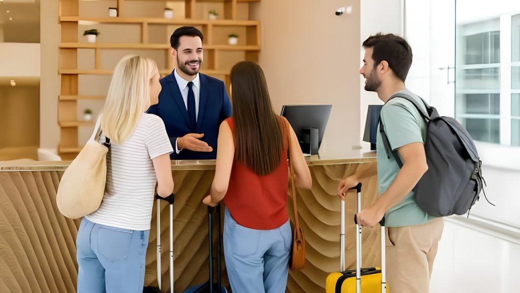 Khách đi xe giường nằm gửi hành lý và check-in sớm tại khách sạn Đà Lạt