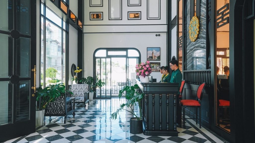 Goldient Boutique Hotel gần Bến xe Đà Lạt với kiến trúc Boutique sang trọng và không gian yên tĩnh (Nguồn: Goldient Boutique Hotel)
