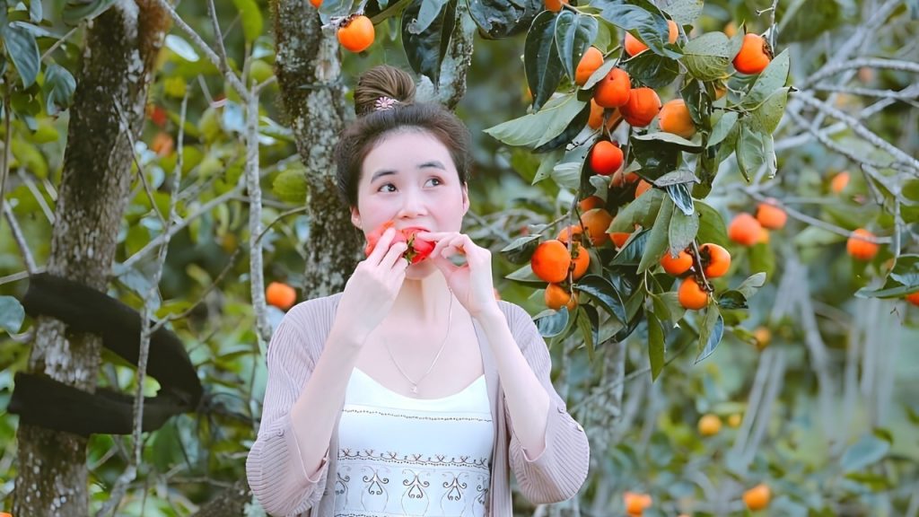 Thưởng thức hồng giòn giữa không gian vườn hồng Đà Lạt