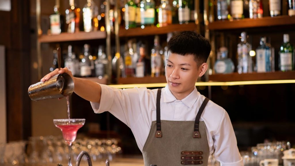 Không gian Coffee & Lounge tại Nesta Hotel & Spa với khu vực thưởng thức đồ uống