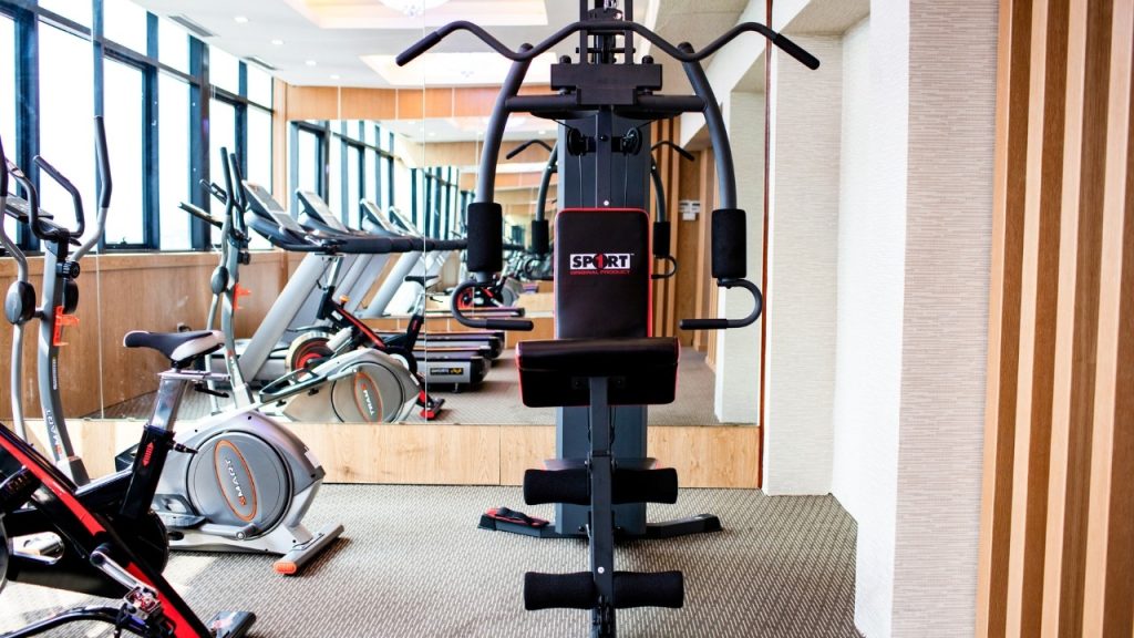 Phòng Gym trang bị hiện đại tại Nesta Hanoi Hotel