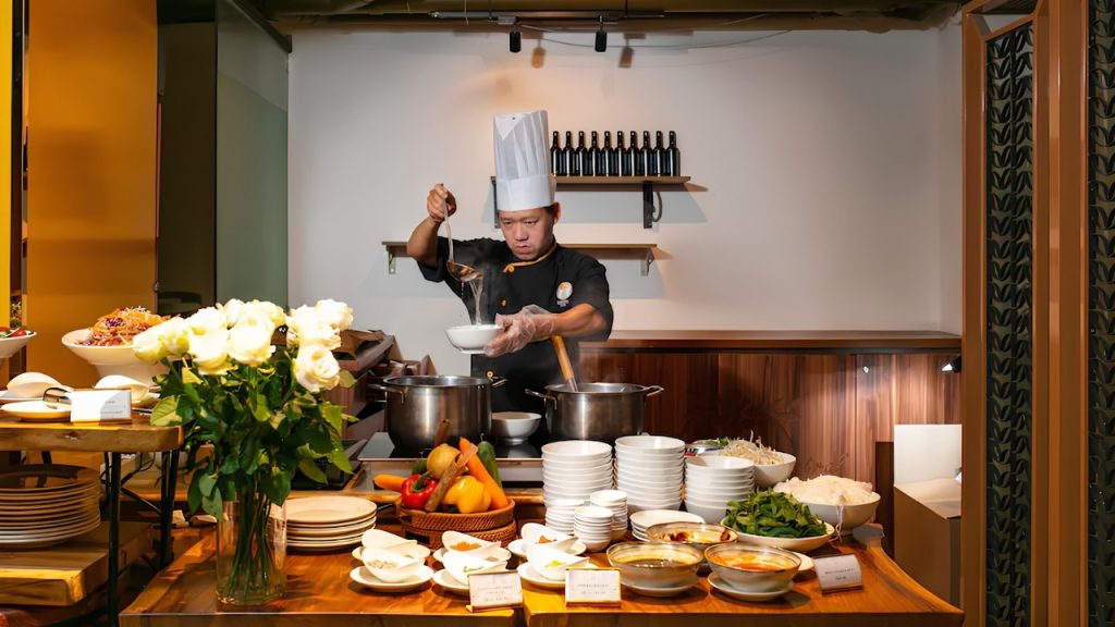 Phở Thố Đá và buffet sáng tại Nesta Saigon Hotel