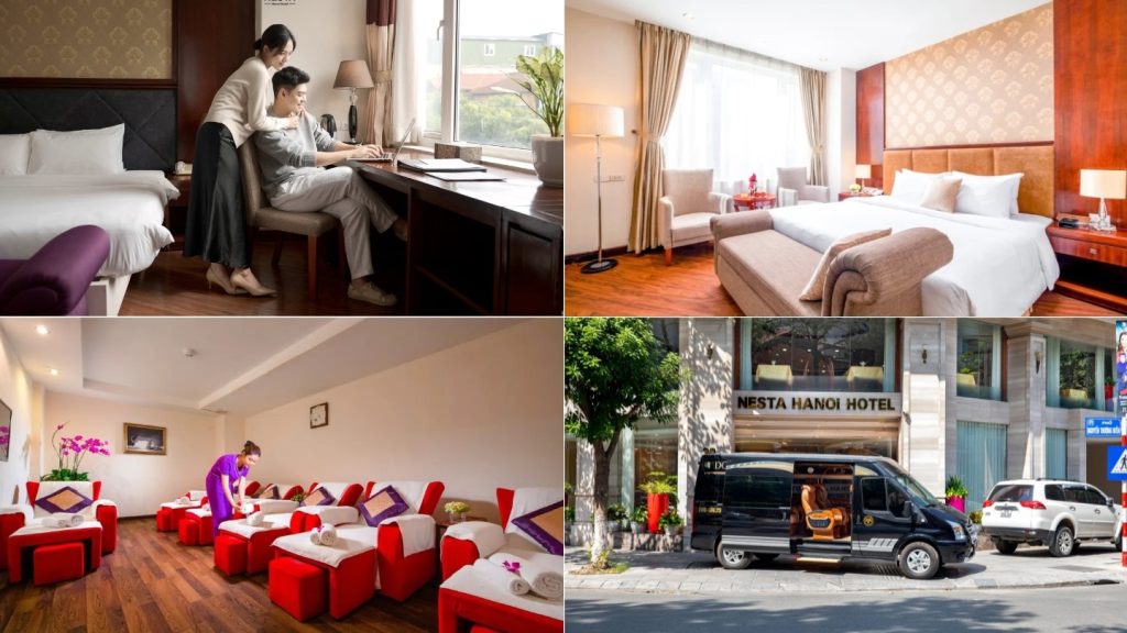 Phòng nghỉ và các tiện ích lưu trú nổi bật tại Nesta Hanoi Hotel