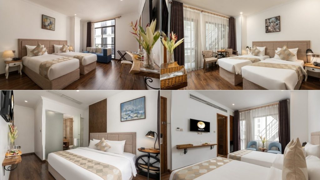Các hạng phòng nghỉ hiện đại và sang trọng tại Nesta Saigon Hotel