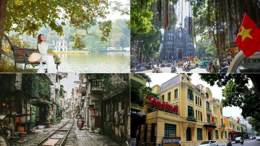 Những địa điểm check-in nổi tiếng khi khám phá Hà Nội với Hồ Gươm, phố cổ và các công trình di sản