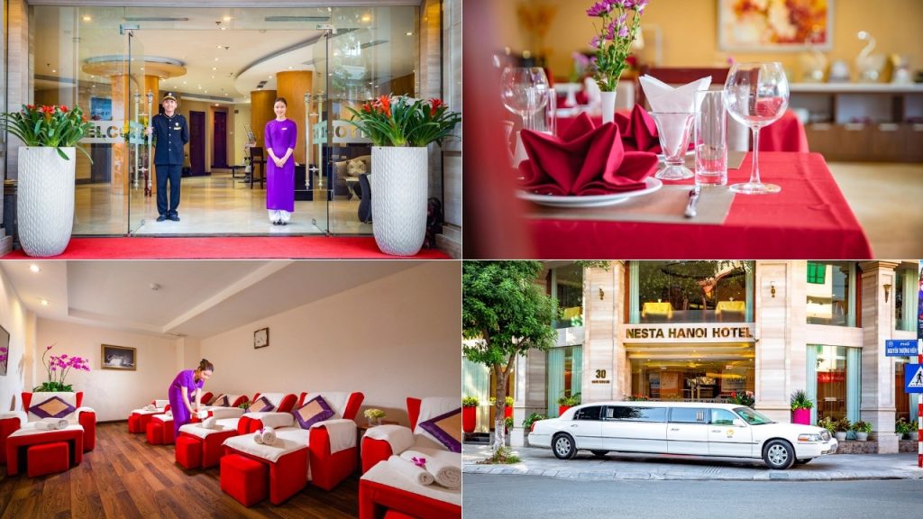 Dịch vụ tiện nghi và không gian nhà hàng tại Nesta Hanoi Hotel