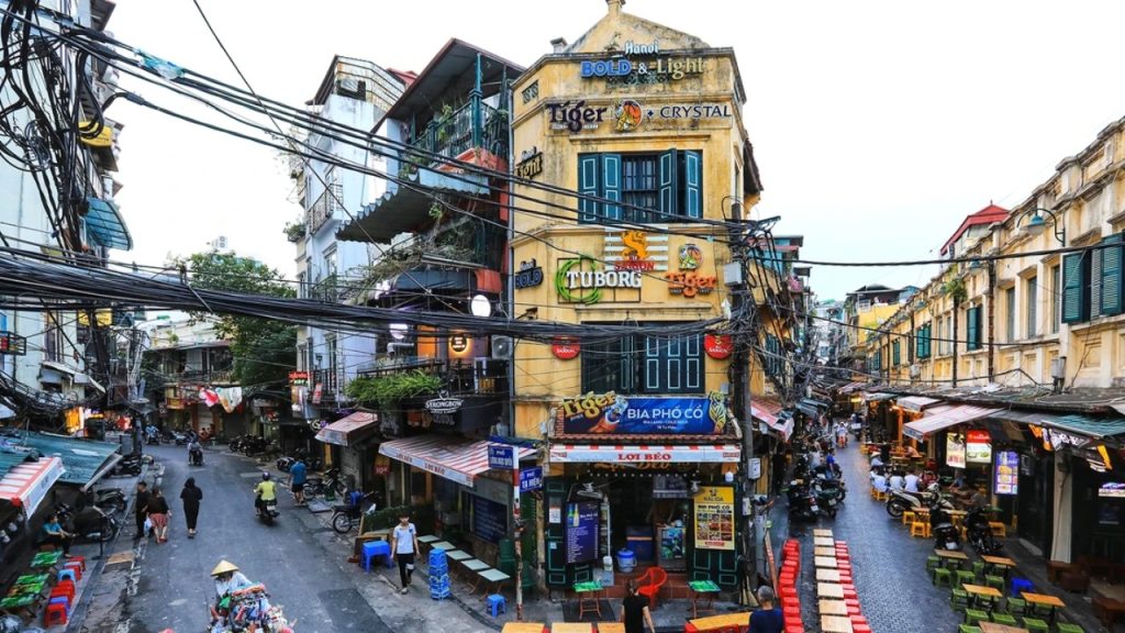 Vị trí khu phố cổ Hà Nội và các tuyến đường bao quanh khu vực di sản