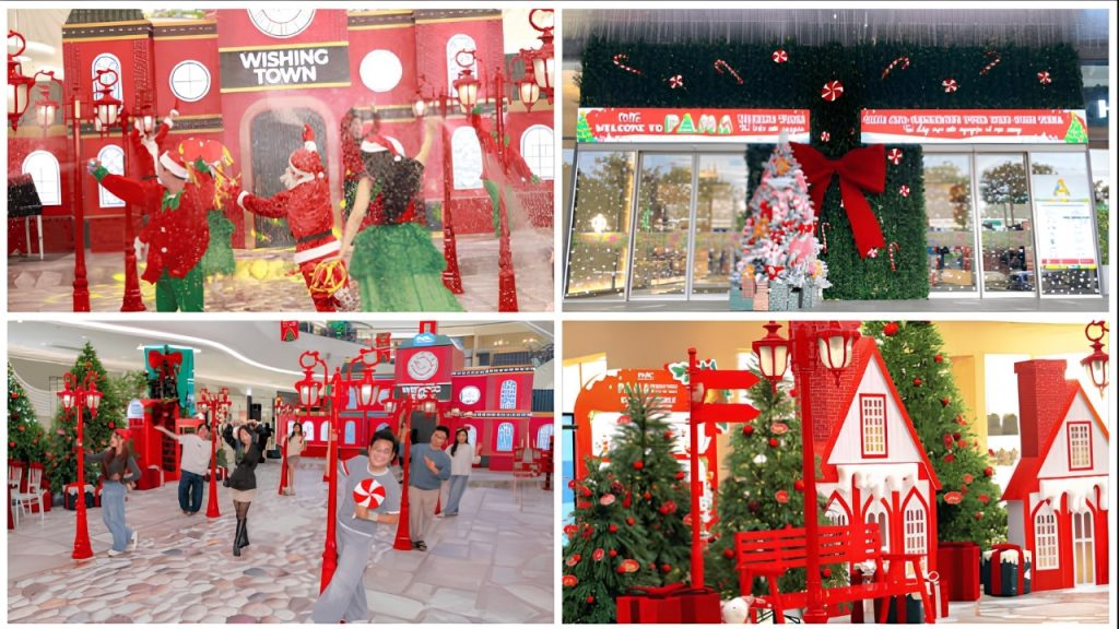 Diamond Plaza, Takashimaya và Vincom Đồng Khởi rực rỡ trong mùa Giáng sinh