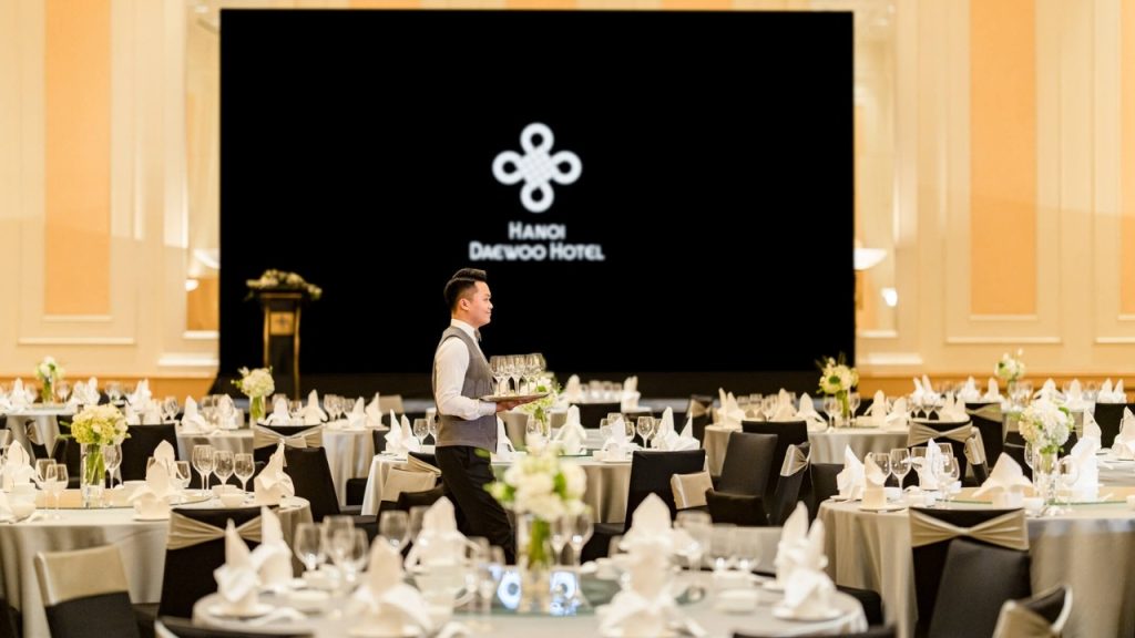 Không gian sự kiện quy mô lớn tại Hanoi Daewoo Hotel